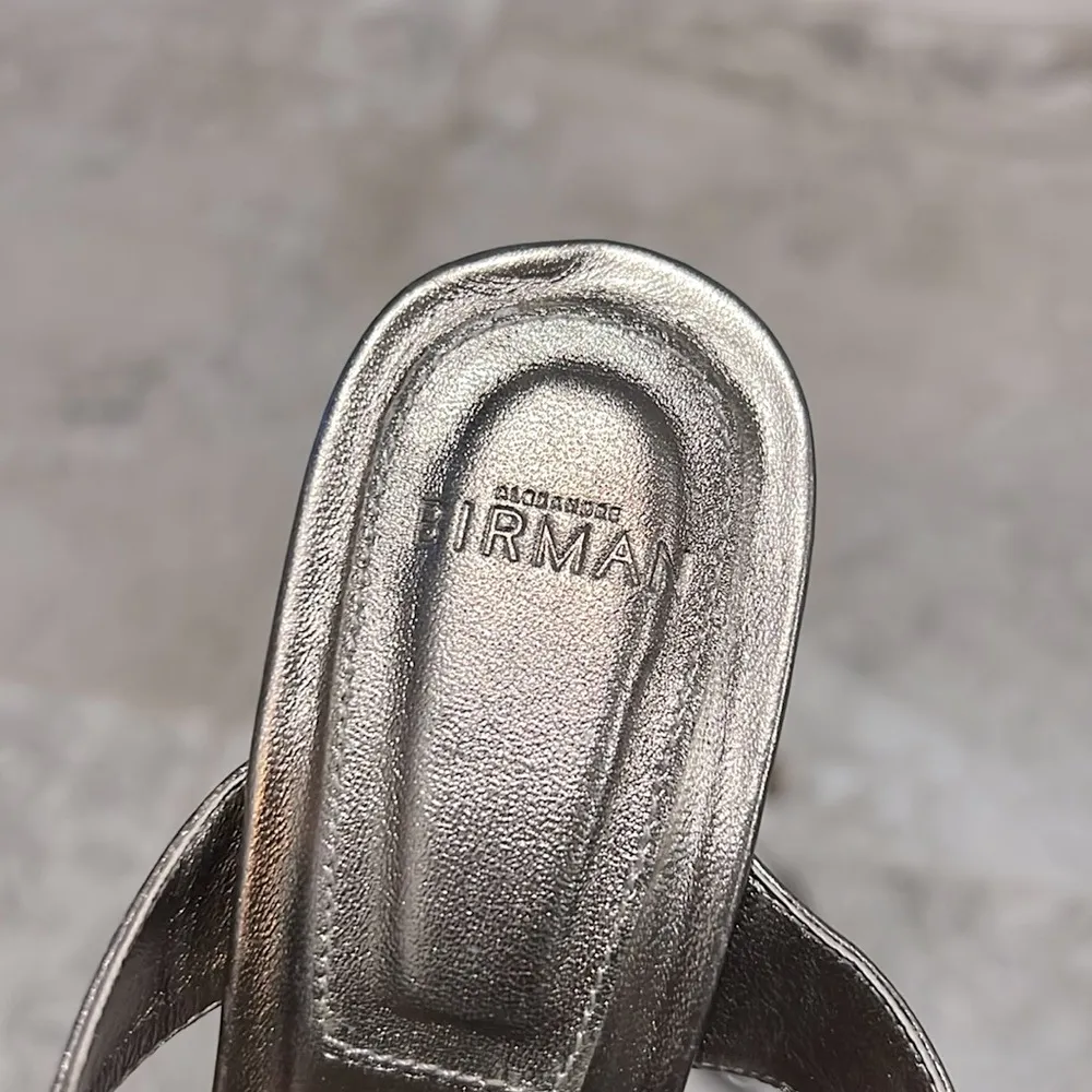 Alexandre Birman Clarita Leather Bow Two-Band Sandals Size 35 NEW w/DustBags - Image 10