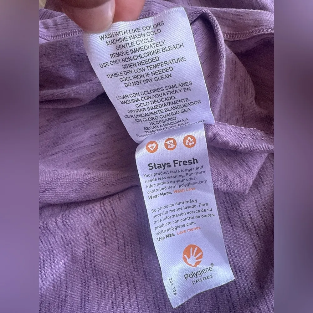 Mondetta Women's Top  Active Crewneck Tee  Purple Size M Sports Athletic Light - Image 7