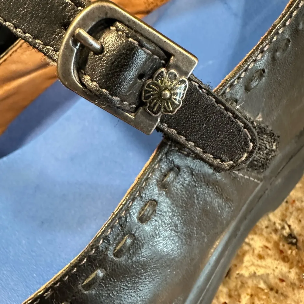 Dr Comfort Paradise Women’s Black Leather Diabetic Mary Jane Shoes Size 11W - Image 5