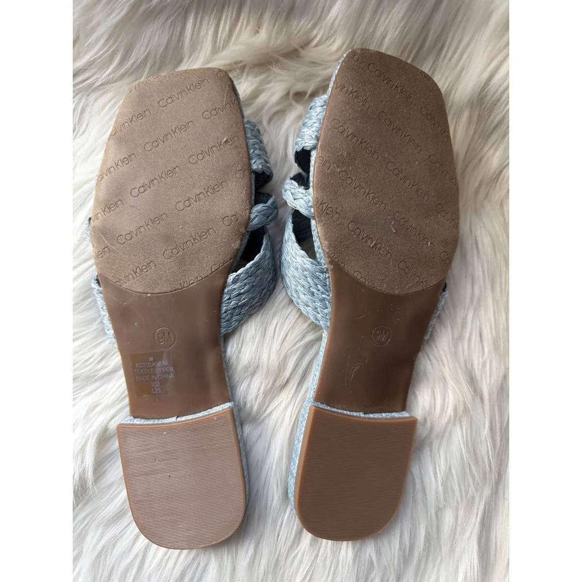 Calvin Klein  Women's Braided Slide Sandals Size 9 - Image 2