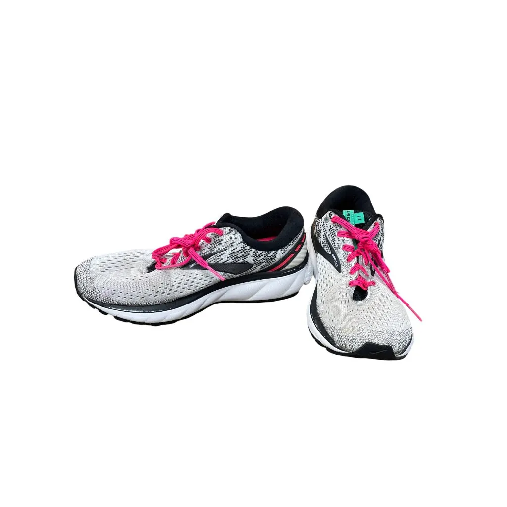 Brooks Ghost 11 Womens gray black running shoes sneakers size 8.5B SKU 9170 - Image 2