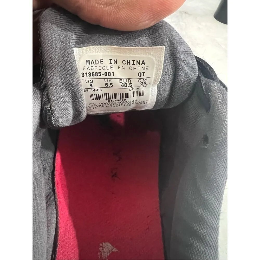 VINTAGE 2008 WOMENS NIKE AIR SHOX EXPERIENCE SHOES 318685-001 SIZE 9 BLACK - Image 4