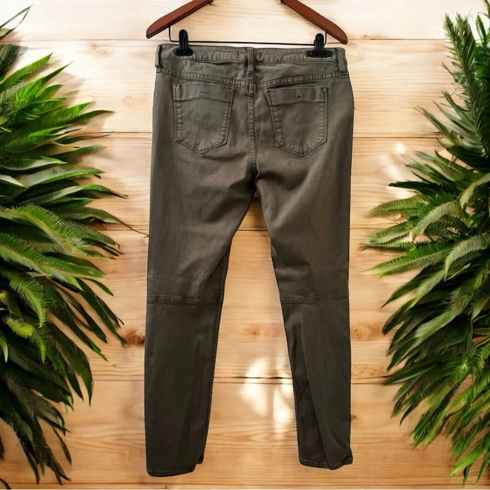 SANCTUARY Army Green Pants w/ Zipper Detail - Size 31 - Image 5