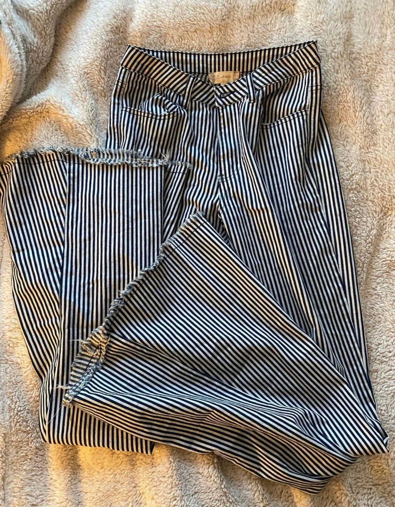 Striped Flare Jeans - Image 4