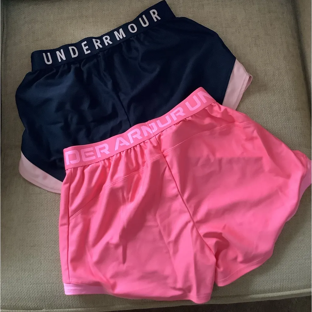 Under Armour athletic shorts 🖤💜 - Image 3
