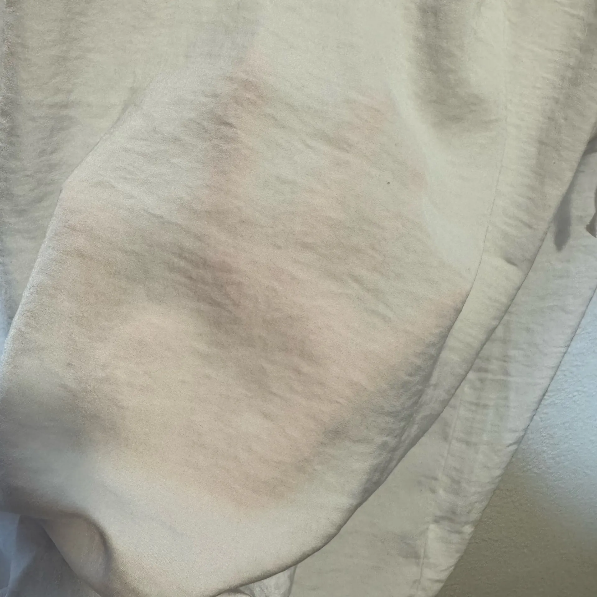 CAbi Seaside Sheer White Blouse Loose and Flowy Scrunch Sleeve Size Small - Image 4