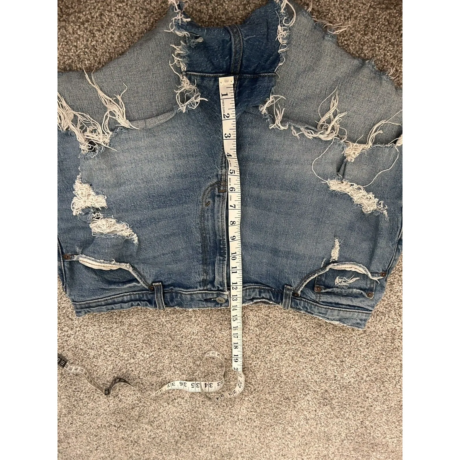 Abercrombie Fitch Curve Love High Rise‎ Mom Shorts Plus Size 34/18 - Image 5