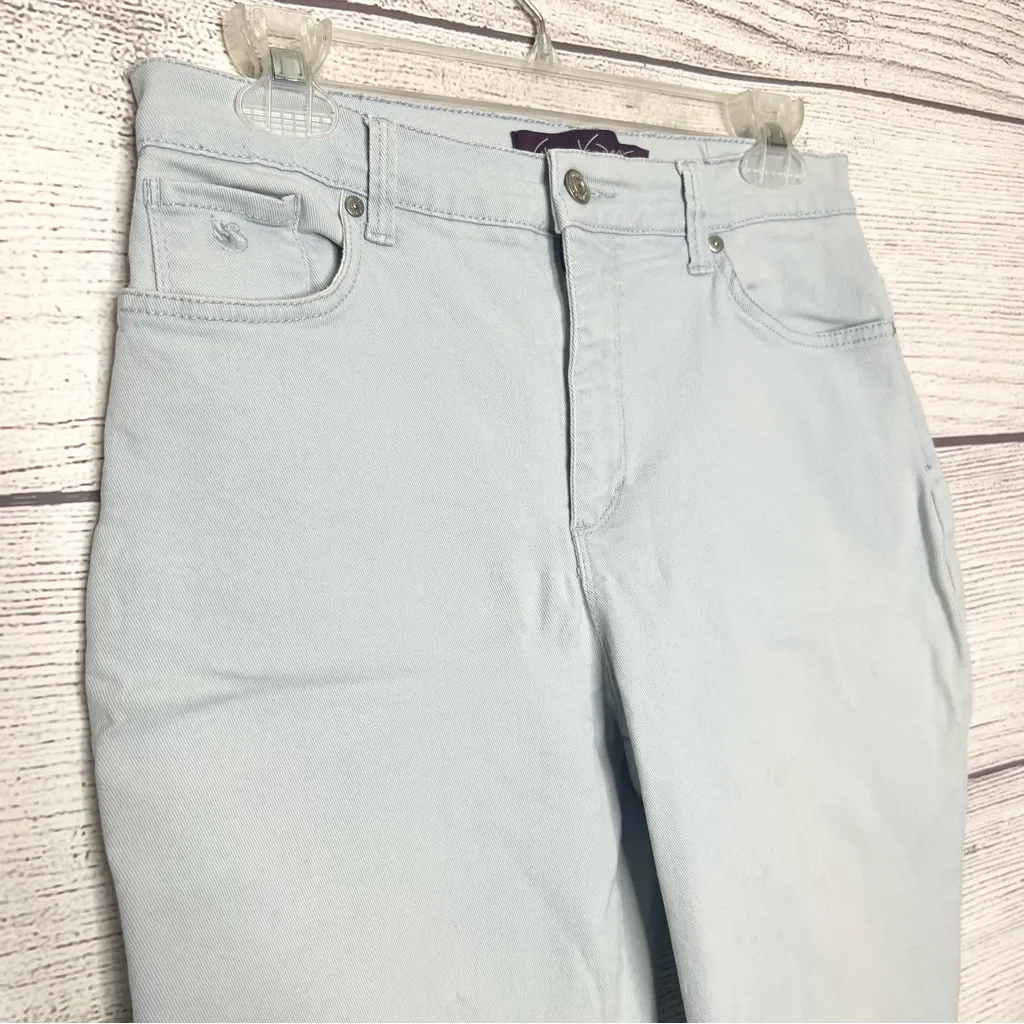 Gloria Vanderbilt Light Blue High Waist Amanda Ankle Jeans Size 10 - Image 2