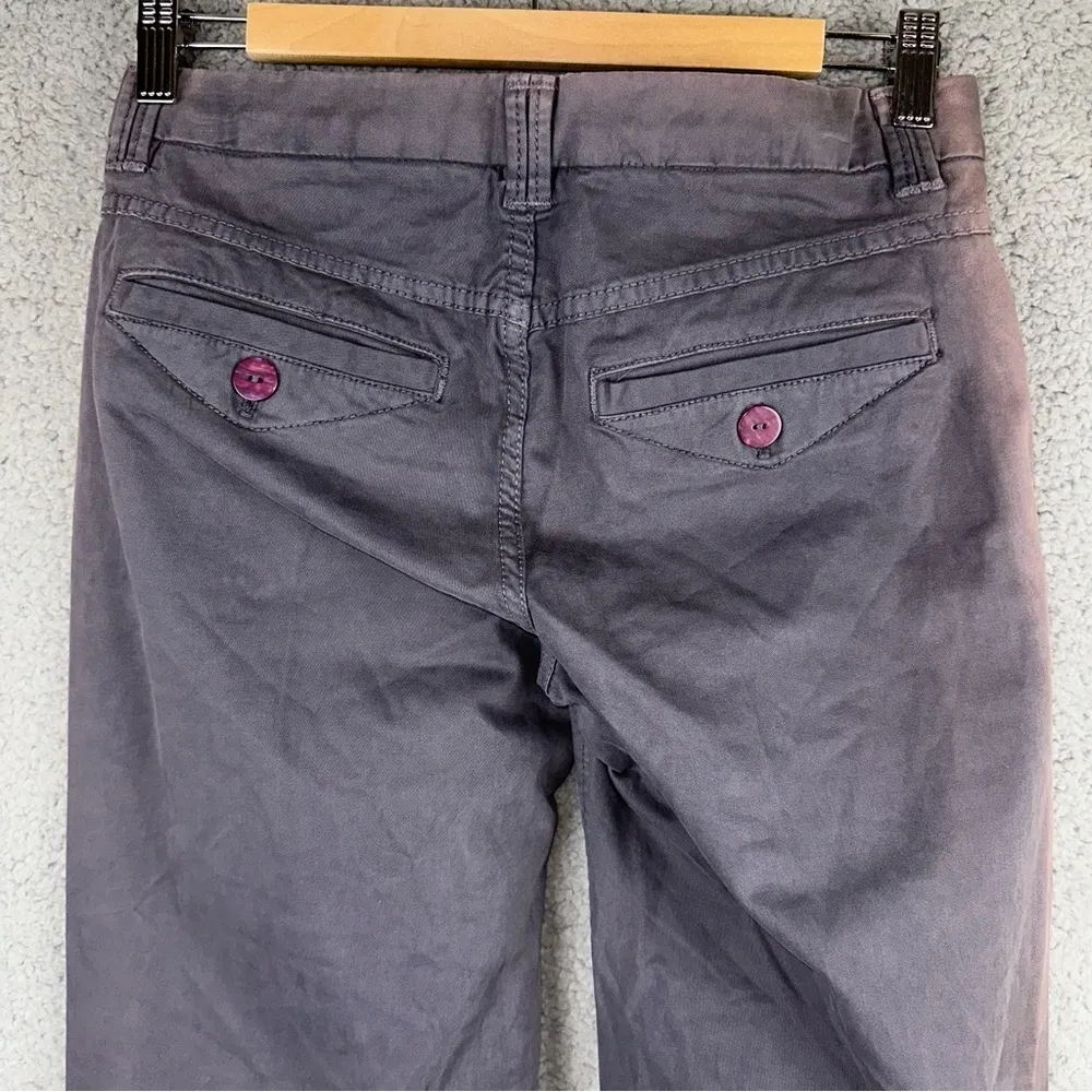 Eight 14 Pants Womens 27x34.5 Gray Aries Two Tone Flare Classic Trouser Y2K NWT Size 27 - Image 7
