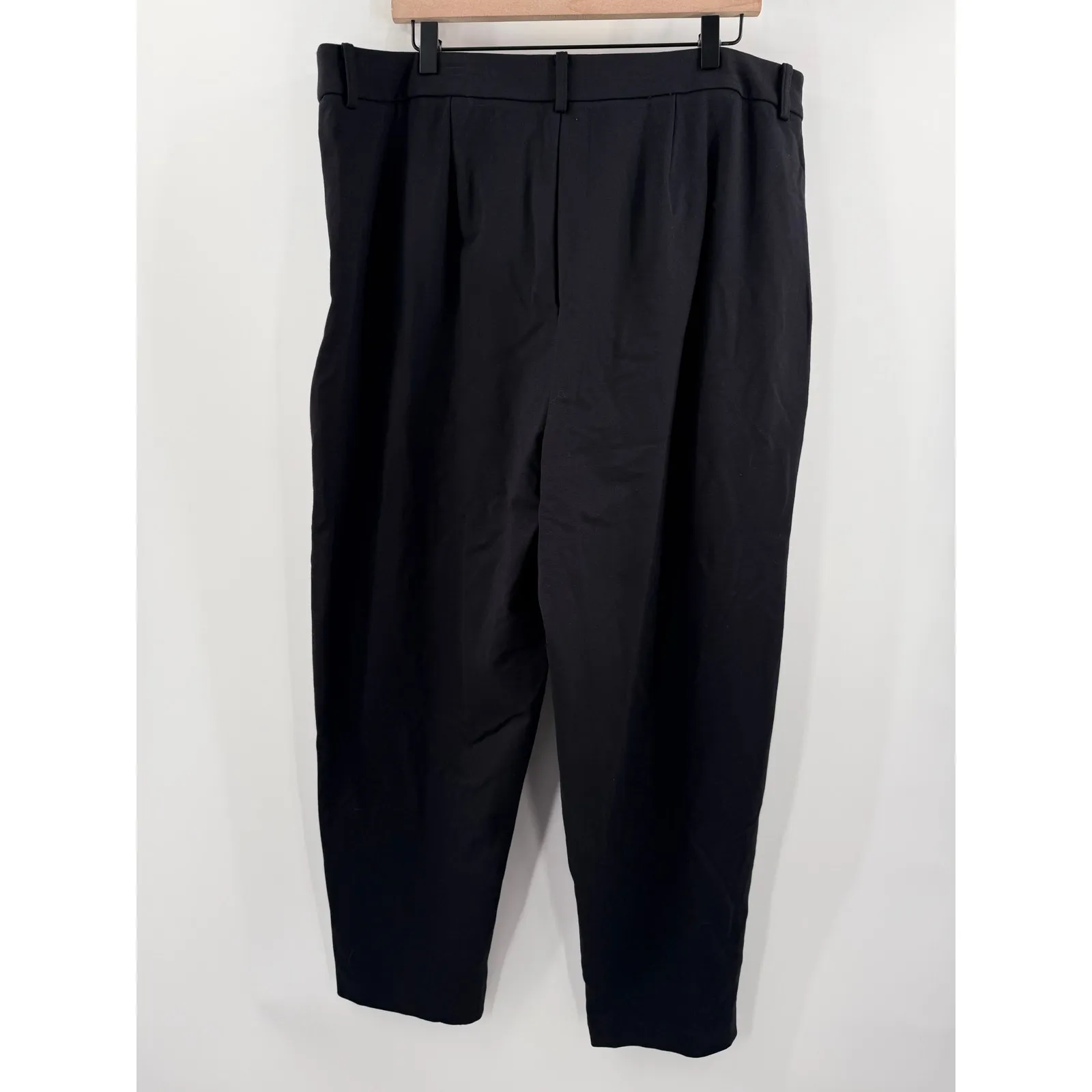 Eloquii Pants Size 18 NWT Black Plus Curvy Stretch Business Crop/Ankle Office - Image 3
