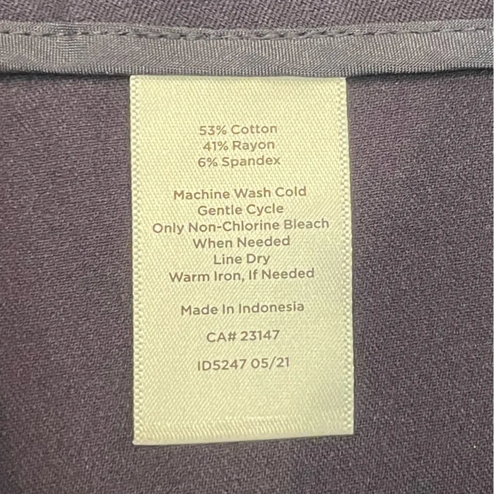 Talbots Chatham Ankle Pant Officecore Women's Navy Pants - Image 8