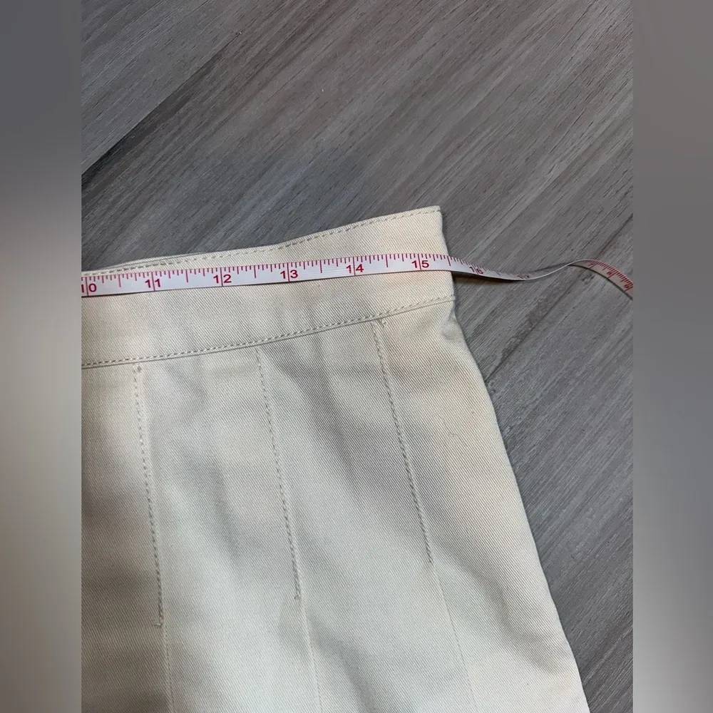 NWT Mamba Jeans Beige Pleated School Y2K Women’s Classic Skirt Waist Size 30 XL - Image 5