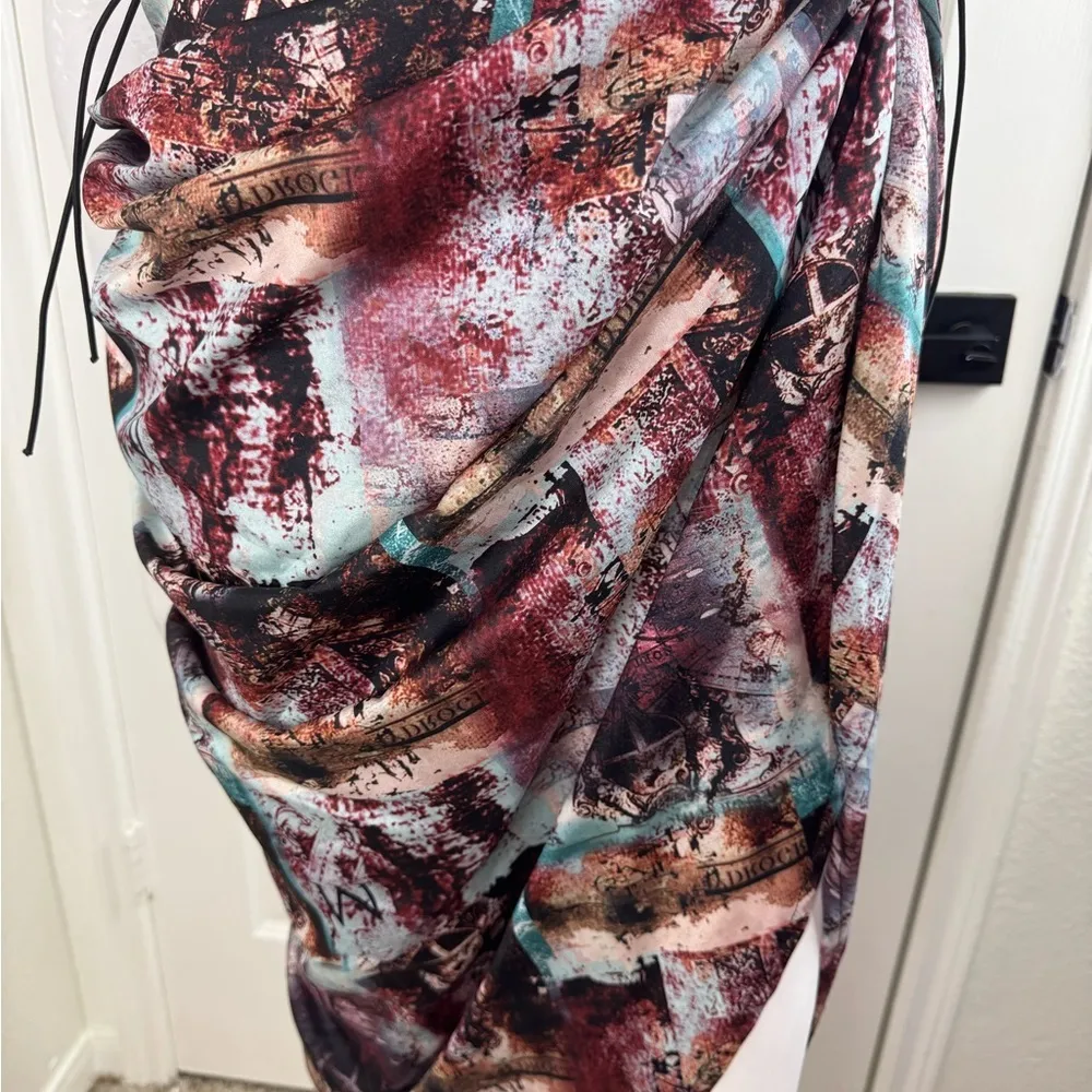 Pretty Little Thing Abstract Print Women's Dress Size 8. B14 - Image 7