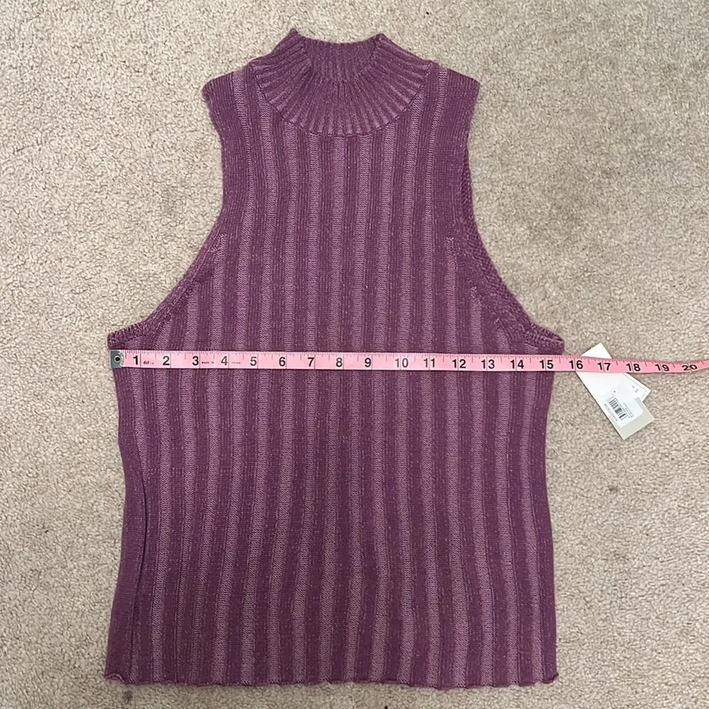 🆕 BP by Nordstrom sleeveless sweater Purple - Image 2