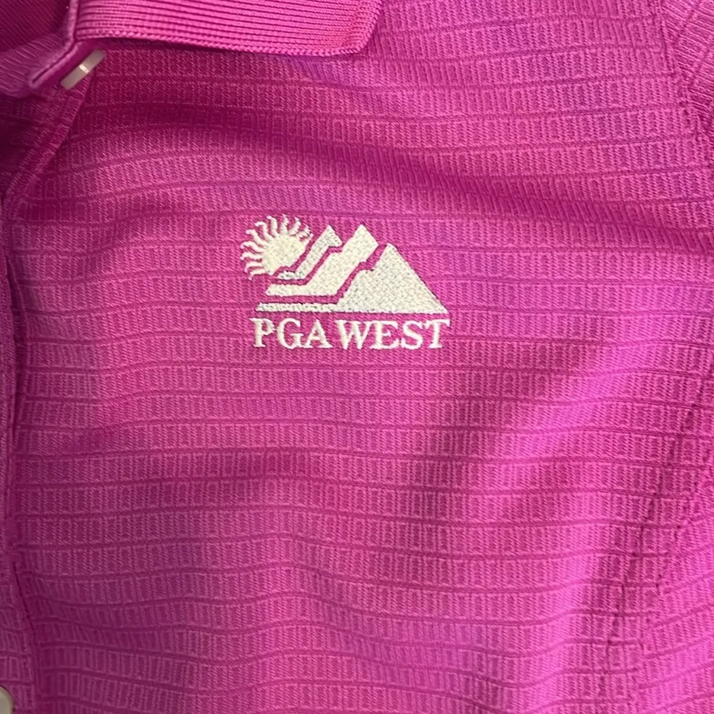 Adidas ClimaCool Women's Purple PGA West Golf Sleeveless Top Large - Image 3