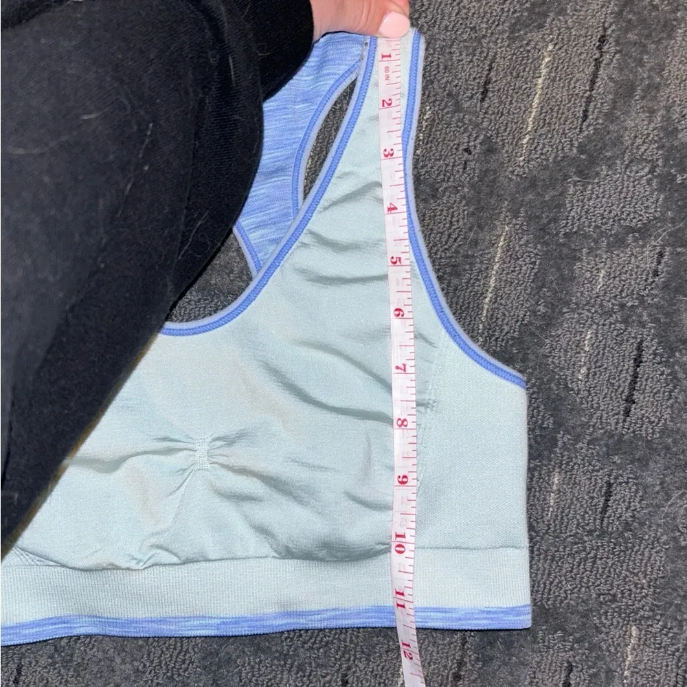 Aerie Reversible Seamless Blue Cutout Sports Bra Bralette - Image 6