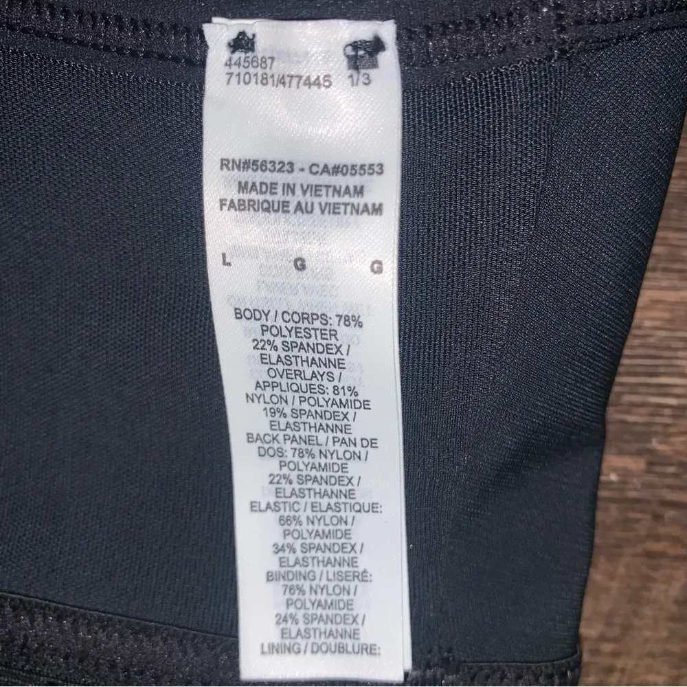 NIKE Women Ultrabreathe Sports Bra Non Padded Black Size Large - Image 8