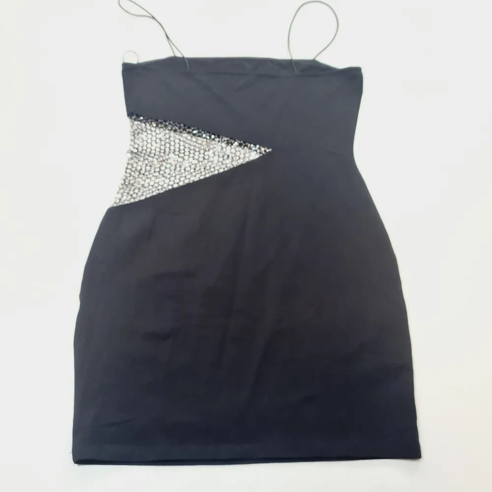 Superdown Cia Mini Dress in Black Medium - Image 12
