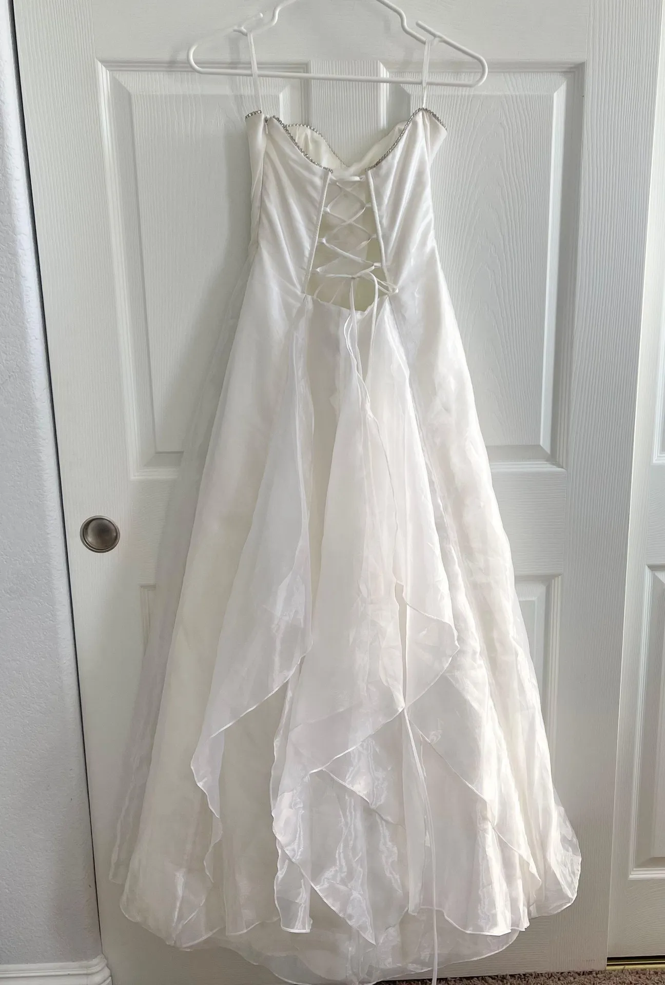 Vintage  GUNNE SAX strapless Wedding Dress - Image 2