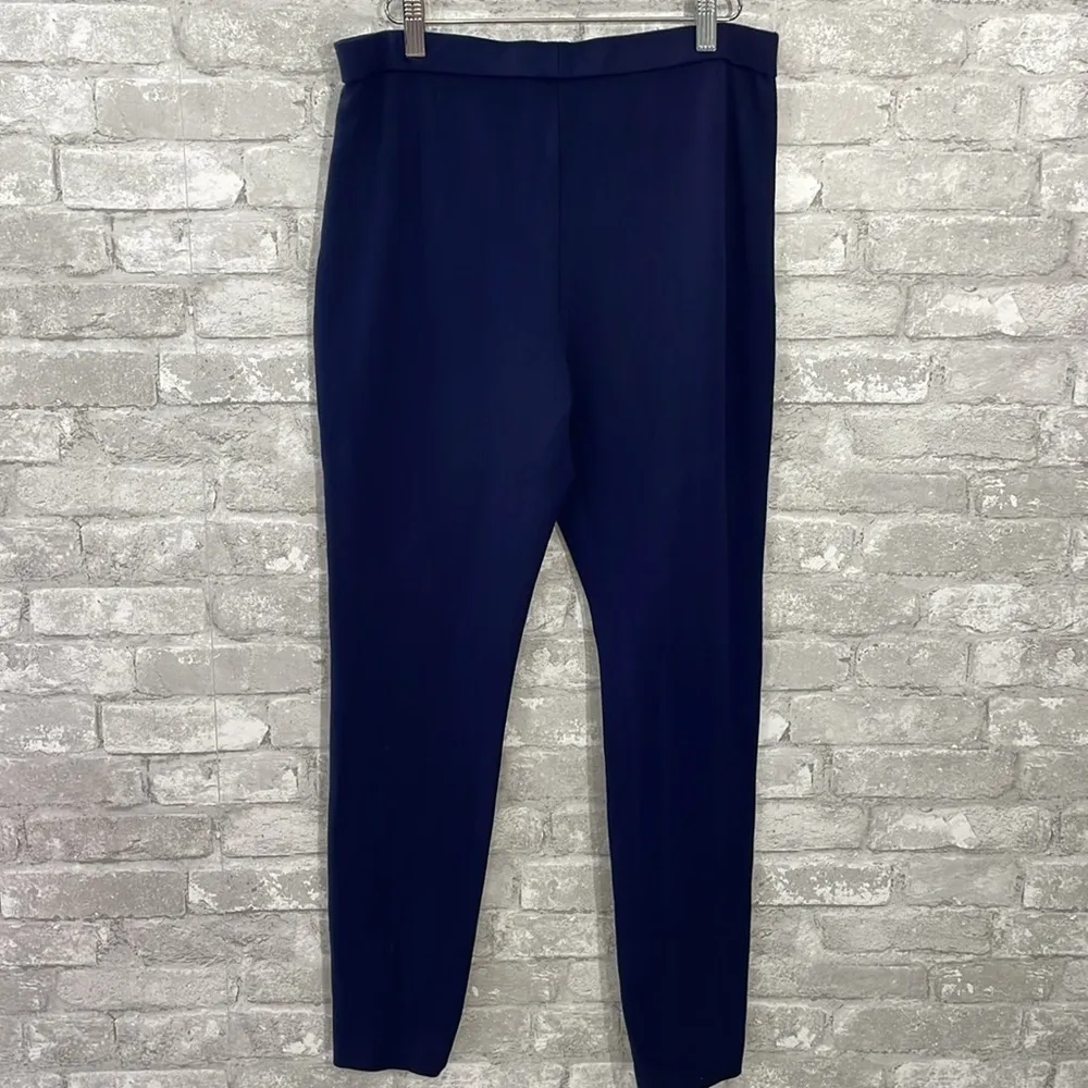 DIANEvonFURSTENBERG Blue Lyndsi
Leather & Suede Leggings - Image 4