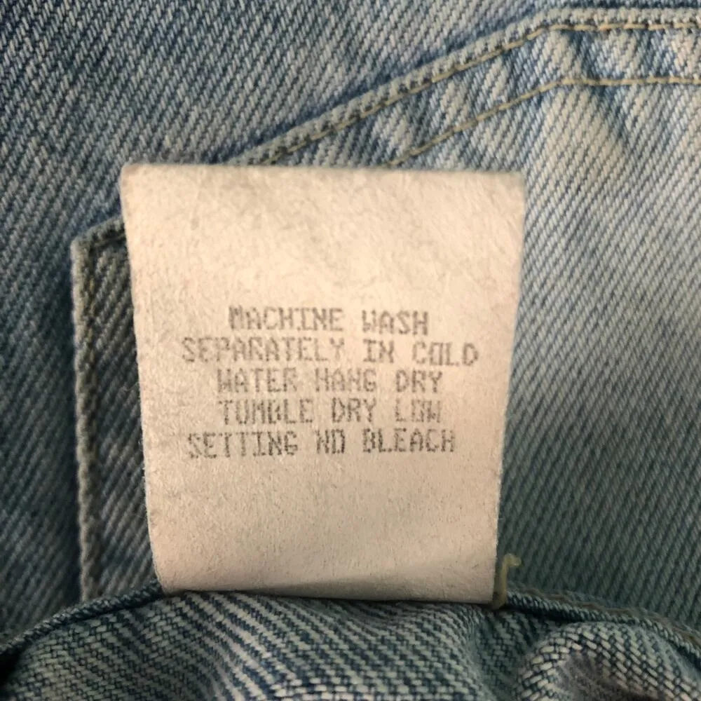 Vinteage Paris Blues Shorts Juniors 9 Button Fly Western Rodeo Cowgirl Coquette - Image 7