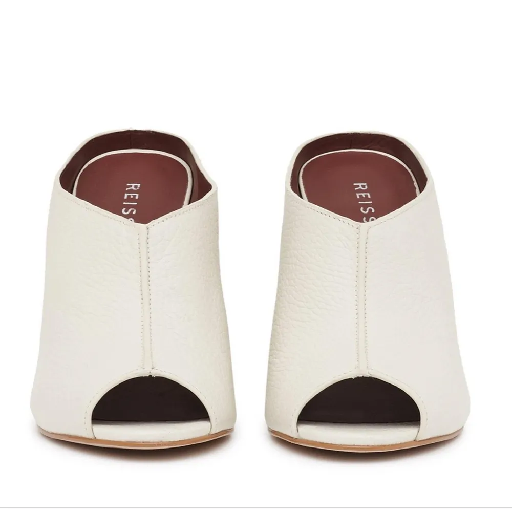 Reiss Marcel Peep Toe Mules Sz40 10US - Image 2