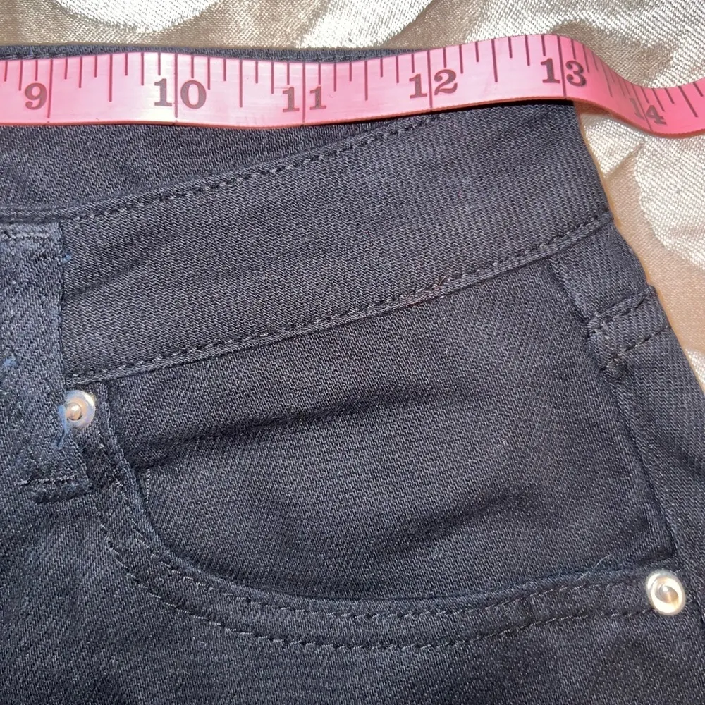 WeWoreWhat Faux Fur Straight Leg Jean size 25 NWT Fitted, pants only for sale - Image 12