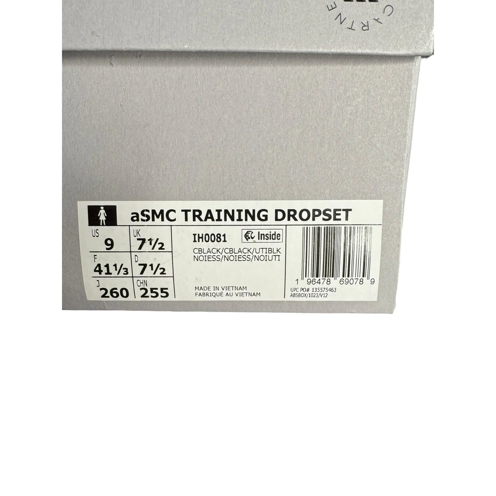 Adidas by Stella McCartney NIB Training Dropset Sneakers in Black Size 9 - Image 3