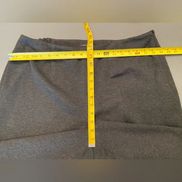 Jones New York Women’s Gray Stretch Dress‎ Pants 14W, Work Wear Straight Leg - Image 6