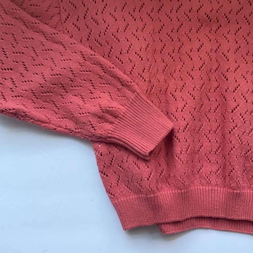 NWT Marc New York cotton ruffle sweater, size large - Image 4