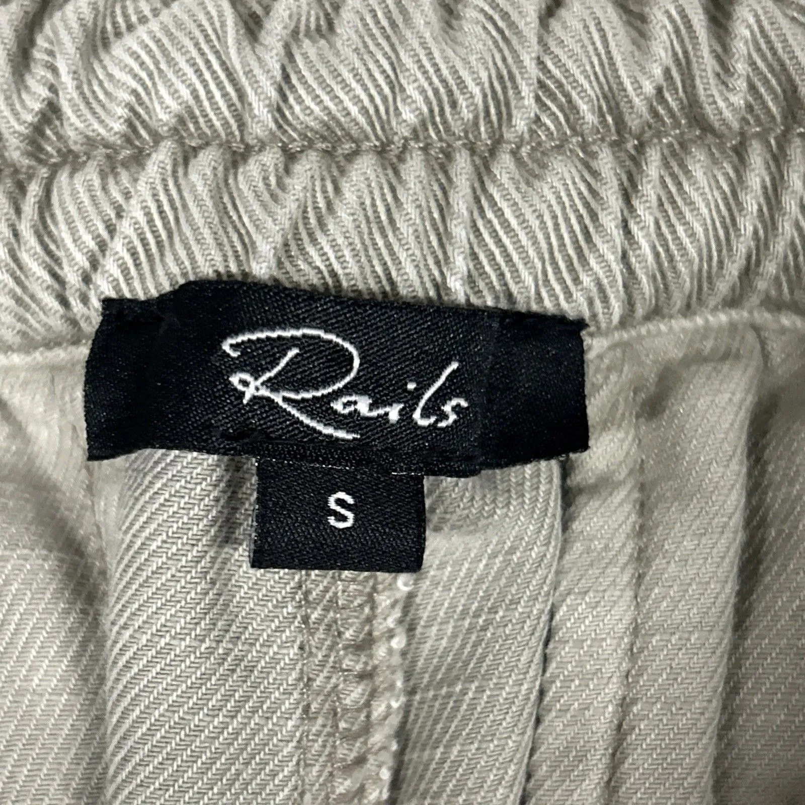 Rails Haven Joggers Womens Small Sage Green Casual Comfort Stretch Pants Pockets - Image 6