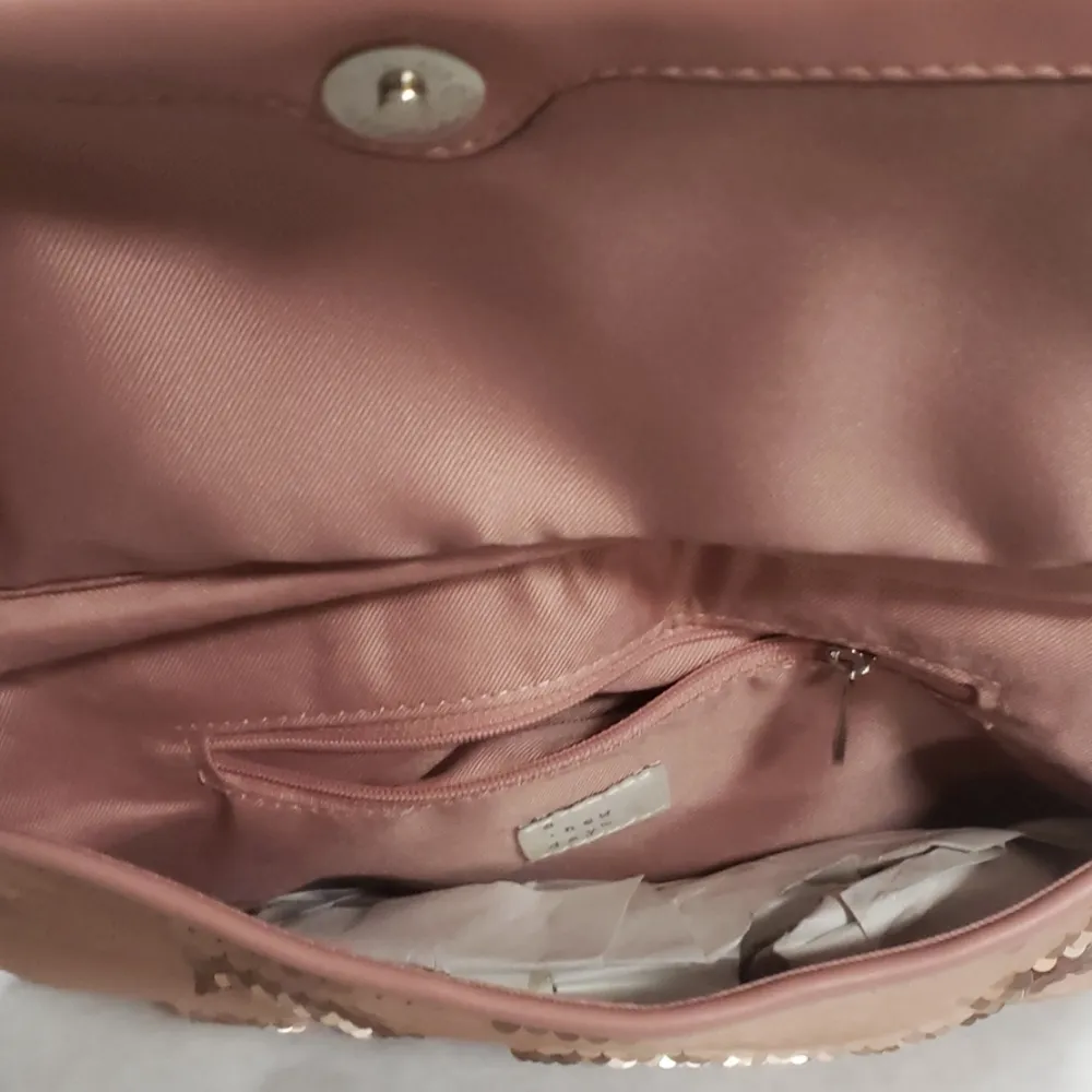 Two-Way Sequin Flap Clutch - A New Day™ Rose/Silve - Image 4