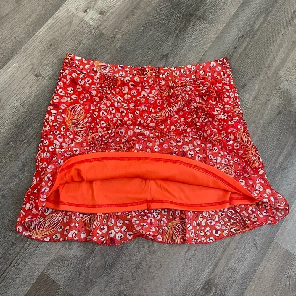 Nasty Gal Skirt Ruched Side Animal Mini NEW 10 Party - Image 7