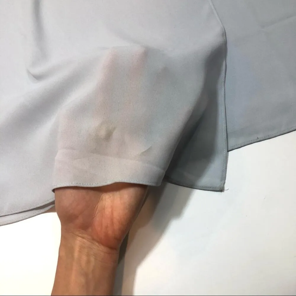 WAYF  One-Shoulder Wrap Front Evening maxi Dress Small. - Image 10