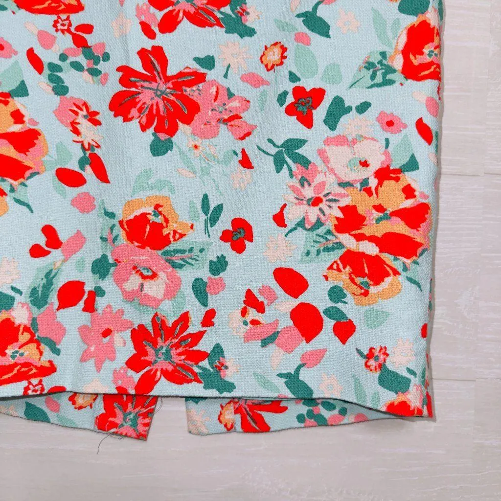 J. Crew Women's Size4 Floral Print High Rise A - Image 5