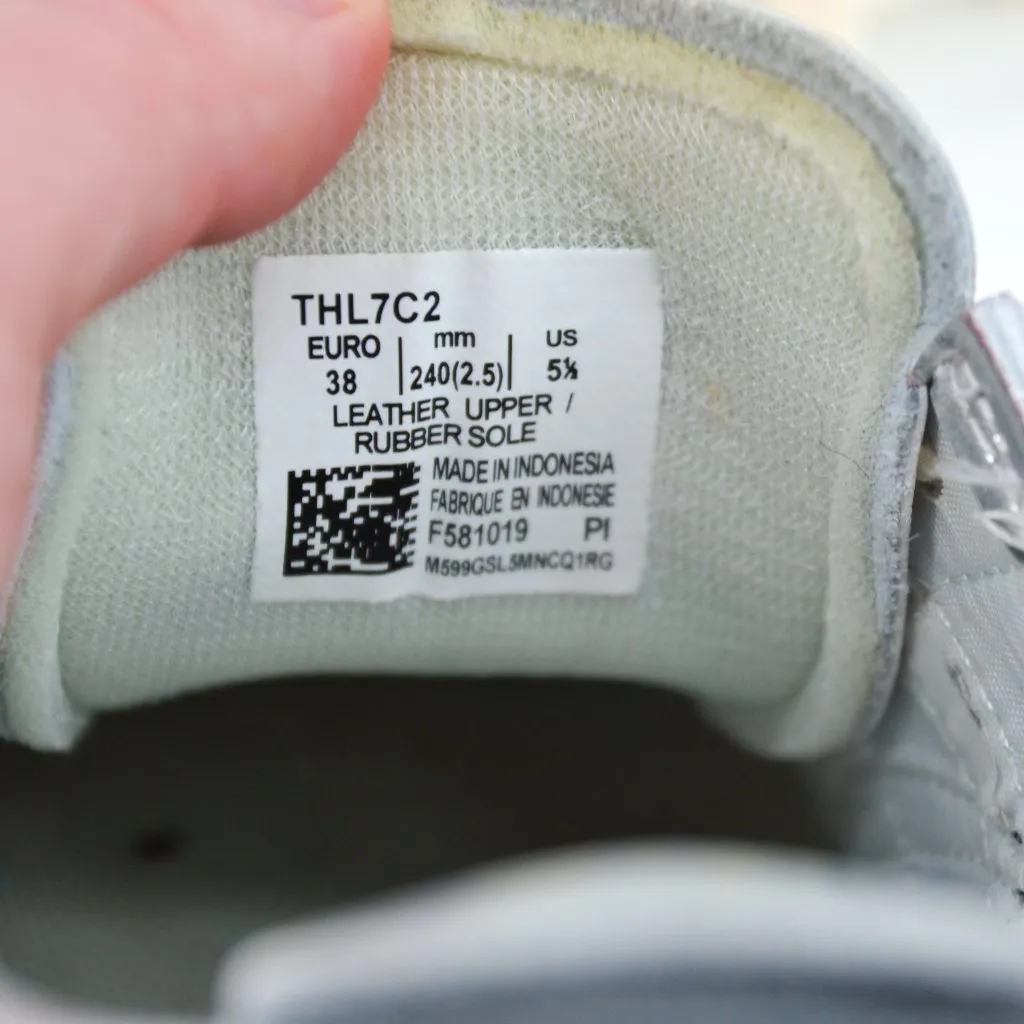 Onitsuka Tiger Mexico 66 THL7C2 9399 Lace Up Low Sneakers Silver Off White 5.5 - Image 10