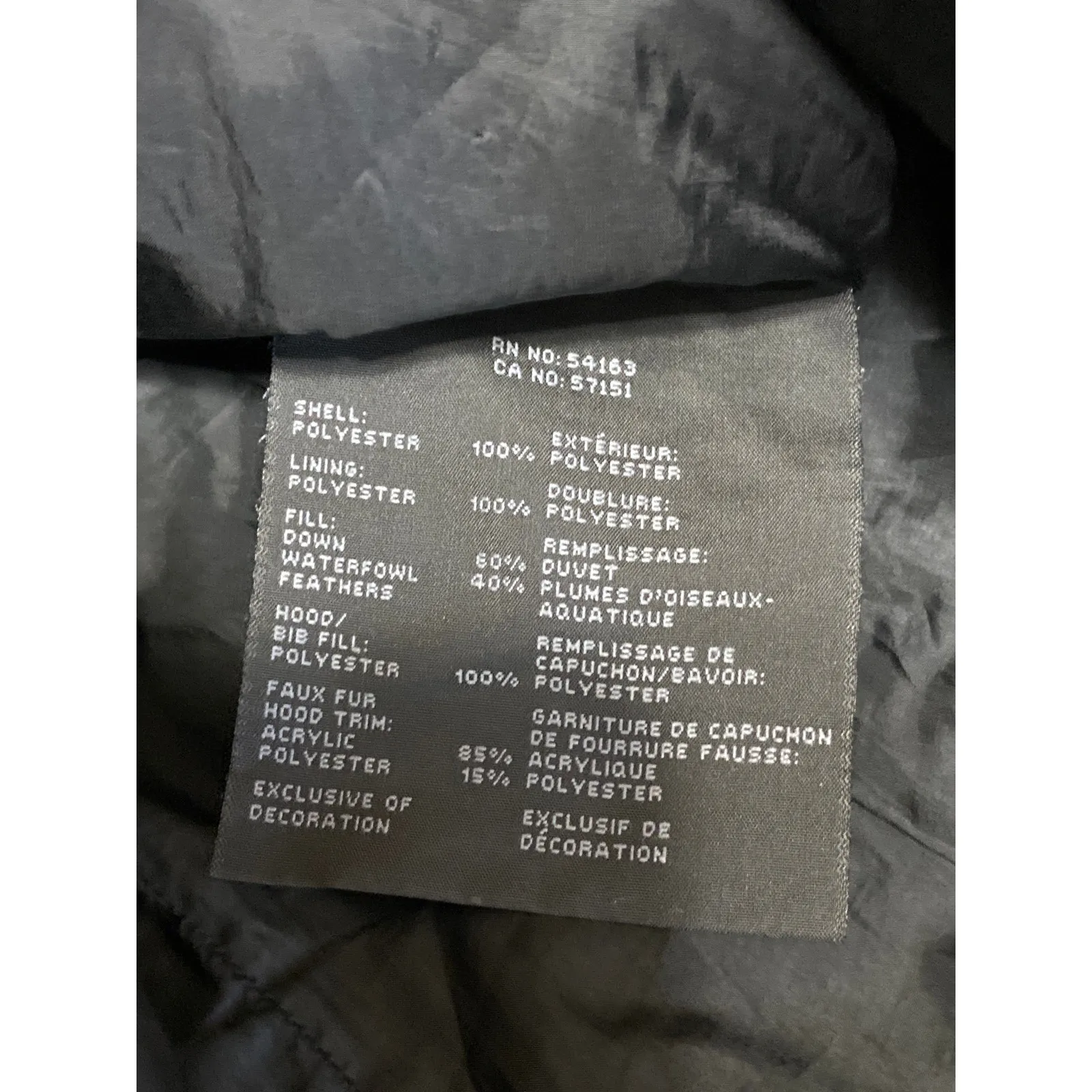 Marc New York Marley Womens Black Quilted Faux Fur Hooded Puffer Coat Jacket S - Image 4