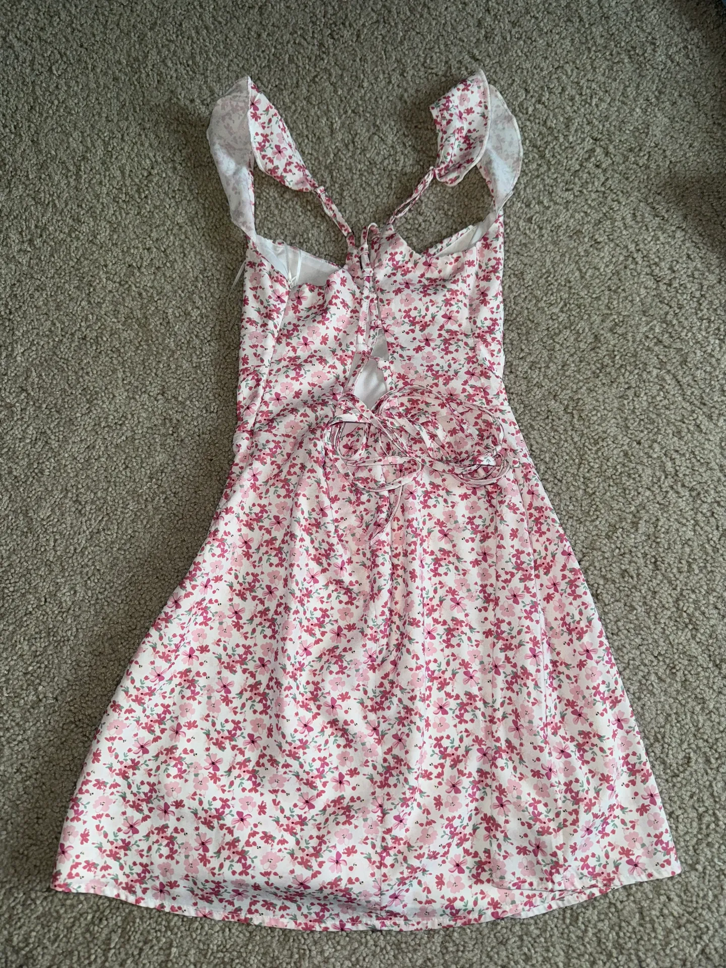 Floral Mini Dress - Image 4