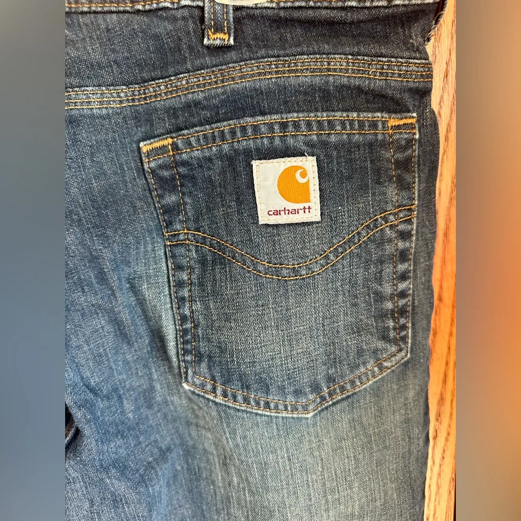 Carhartt Traditional Fit Jeans Women’s Size 14x34 Stretch Bootcut - Image 3
