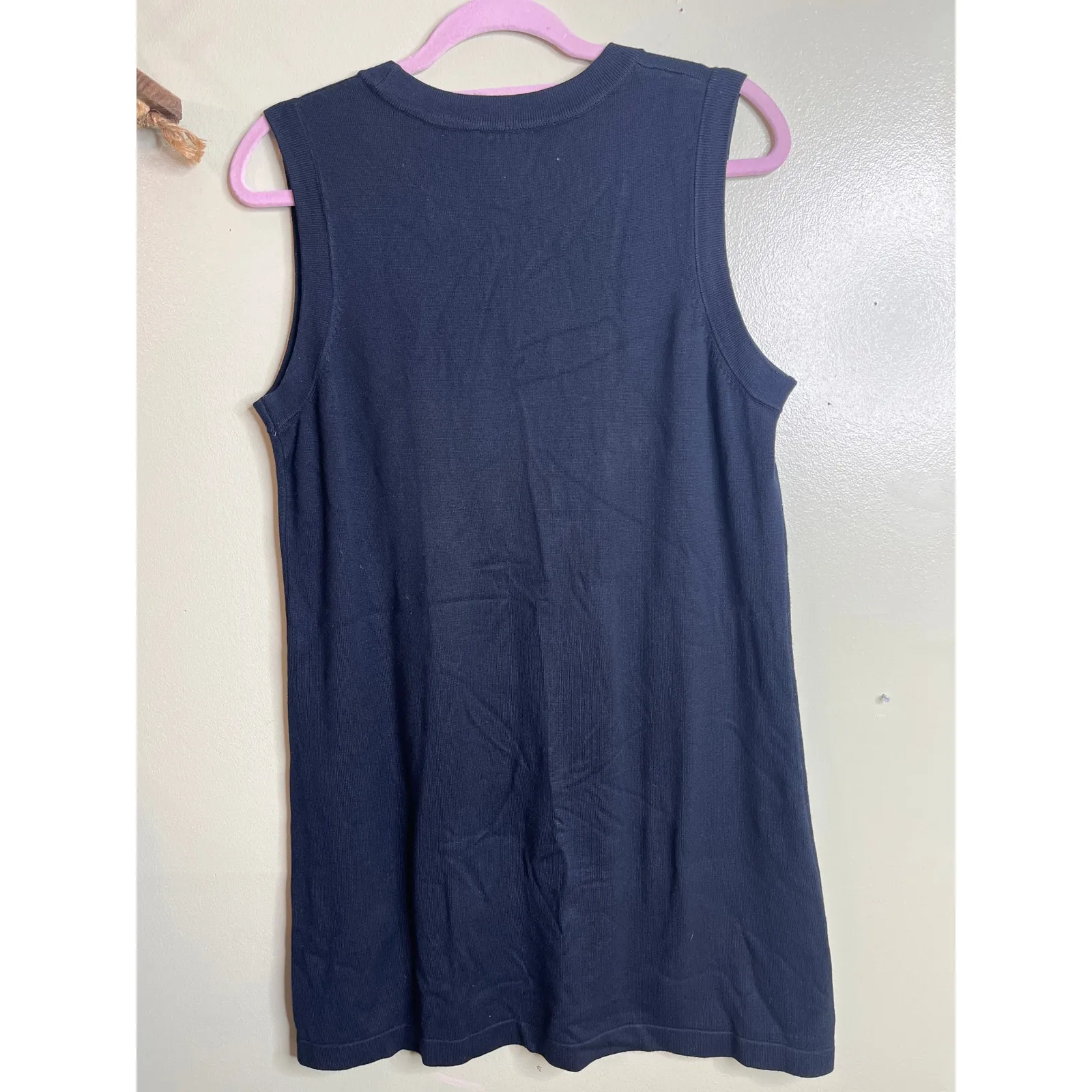 Missoni for Target Zig Zag Stripes Sleeveless Crewneck Sweater Dress,Size Large Black - Image 7