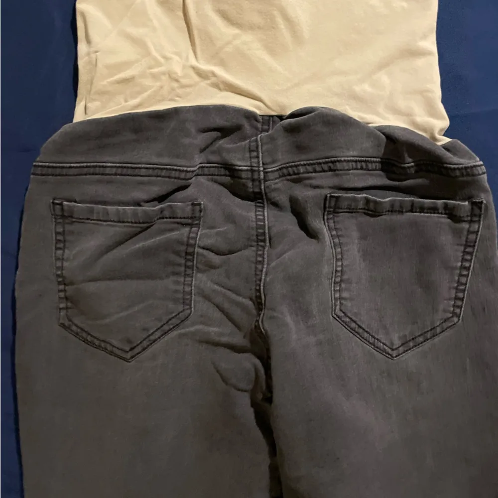 Distressed Black Maternity Pants - Image 4