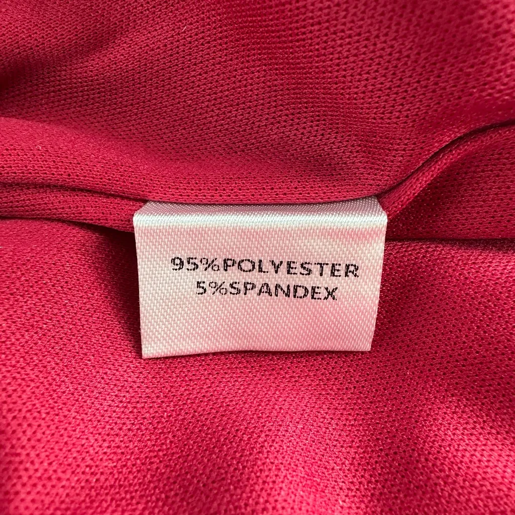 Velvi Aria One Shoulder Sequin Mini Dress in Red size Large Bodycon NWT - Image 12