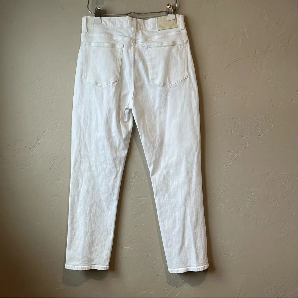 Johnny was Barcelona Boyfriend 30 white jeans classic‎ minimalist quiet luxury - Image 12