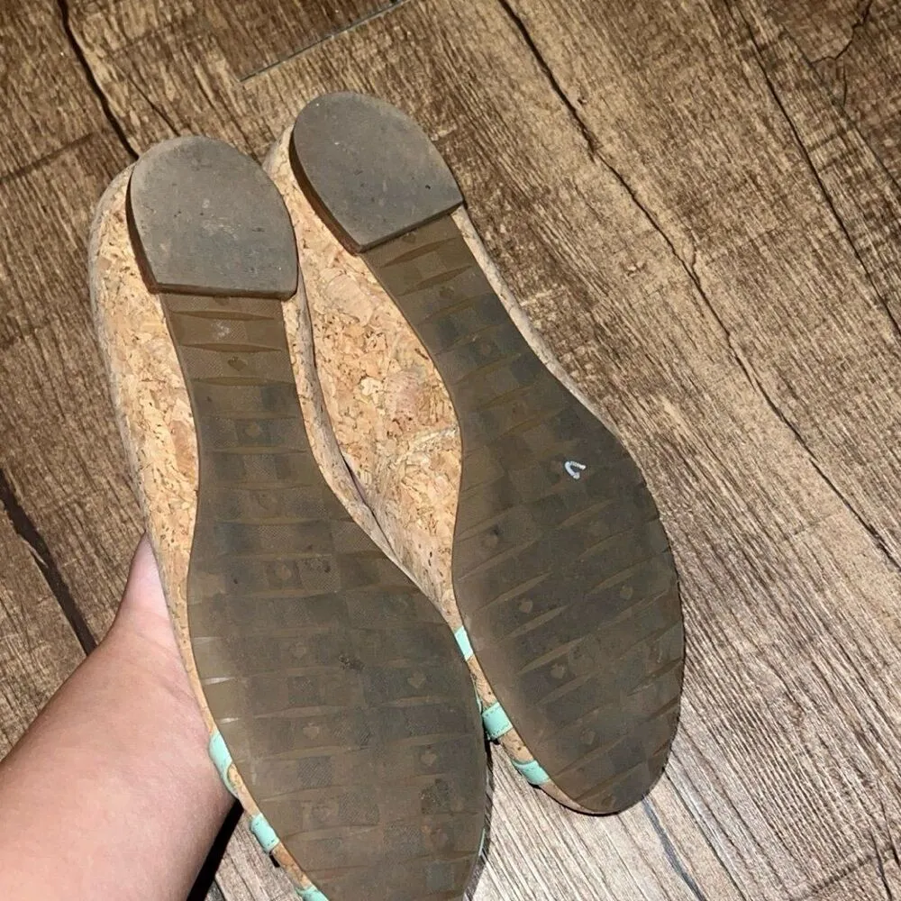 Kate spade cork texture bow flats - Image 2