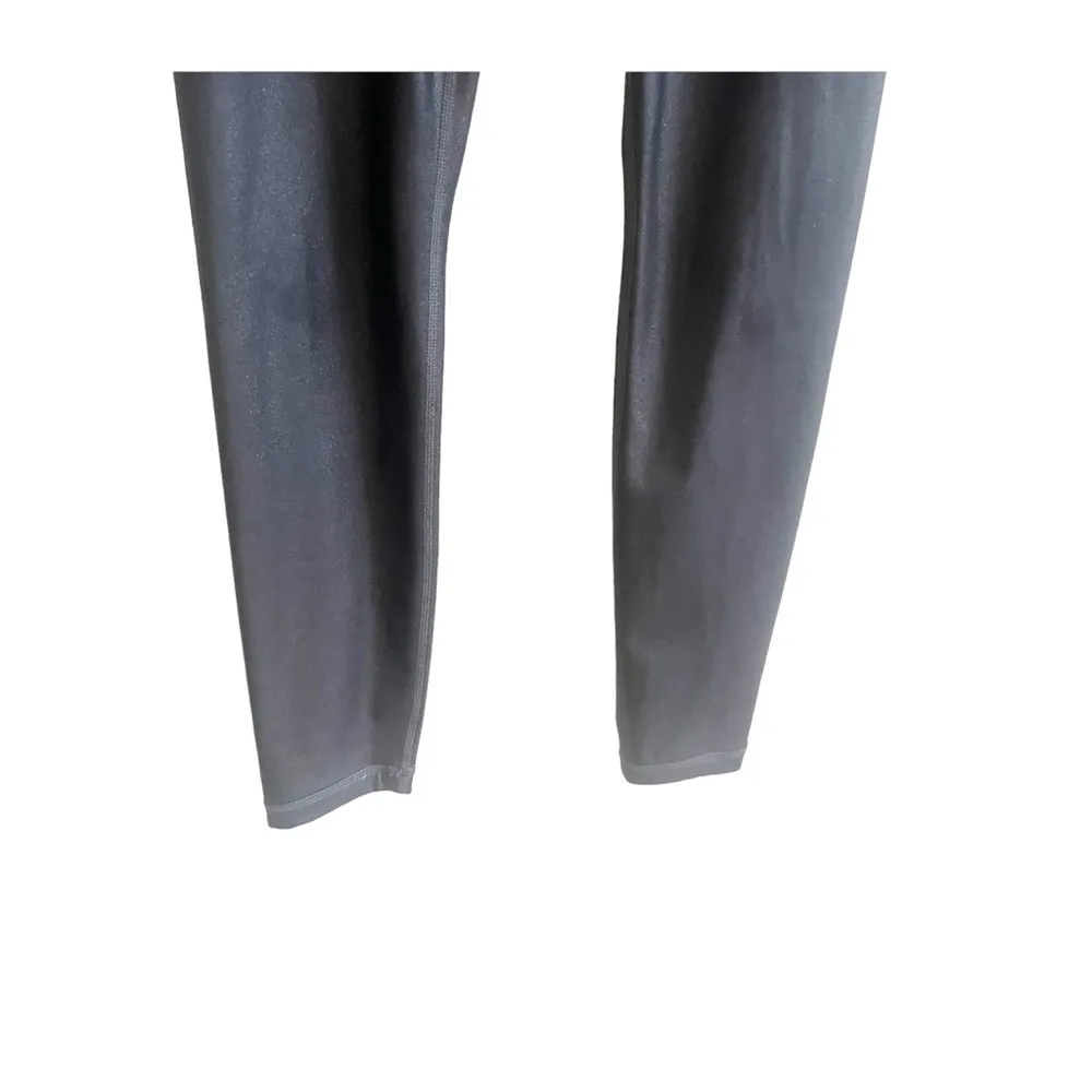 Athleta Faux Leather Leggings Black Size Small Party Cocktail Edgy - Image 3