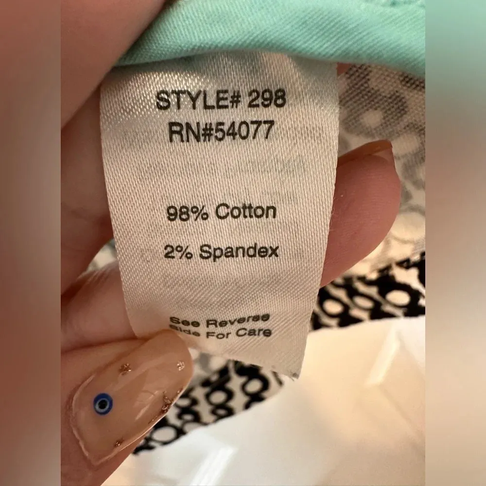 Cabi Du Jour Blazer 3/4 Sleeve Fitted Stretch Cotton Blend Black white pattern - Image 7