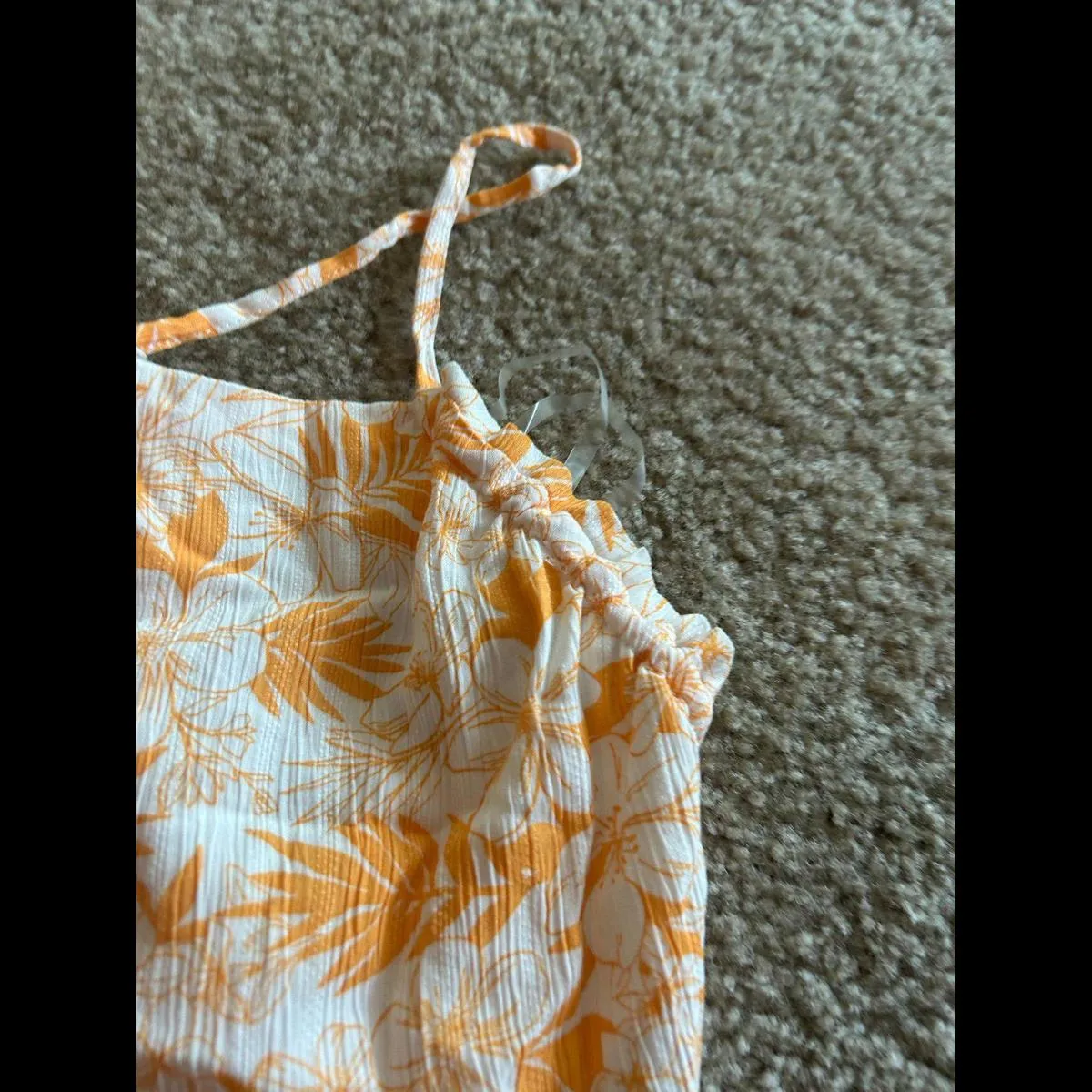 Woman top Shirt 2x Arizona Open Back Yellow Size XXL - Image 5