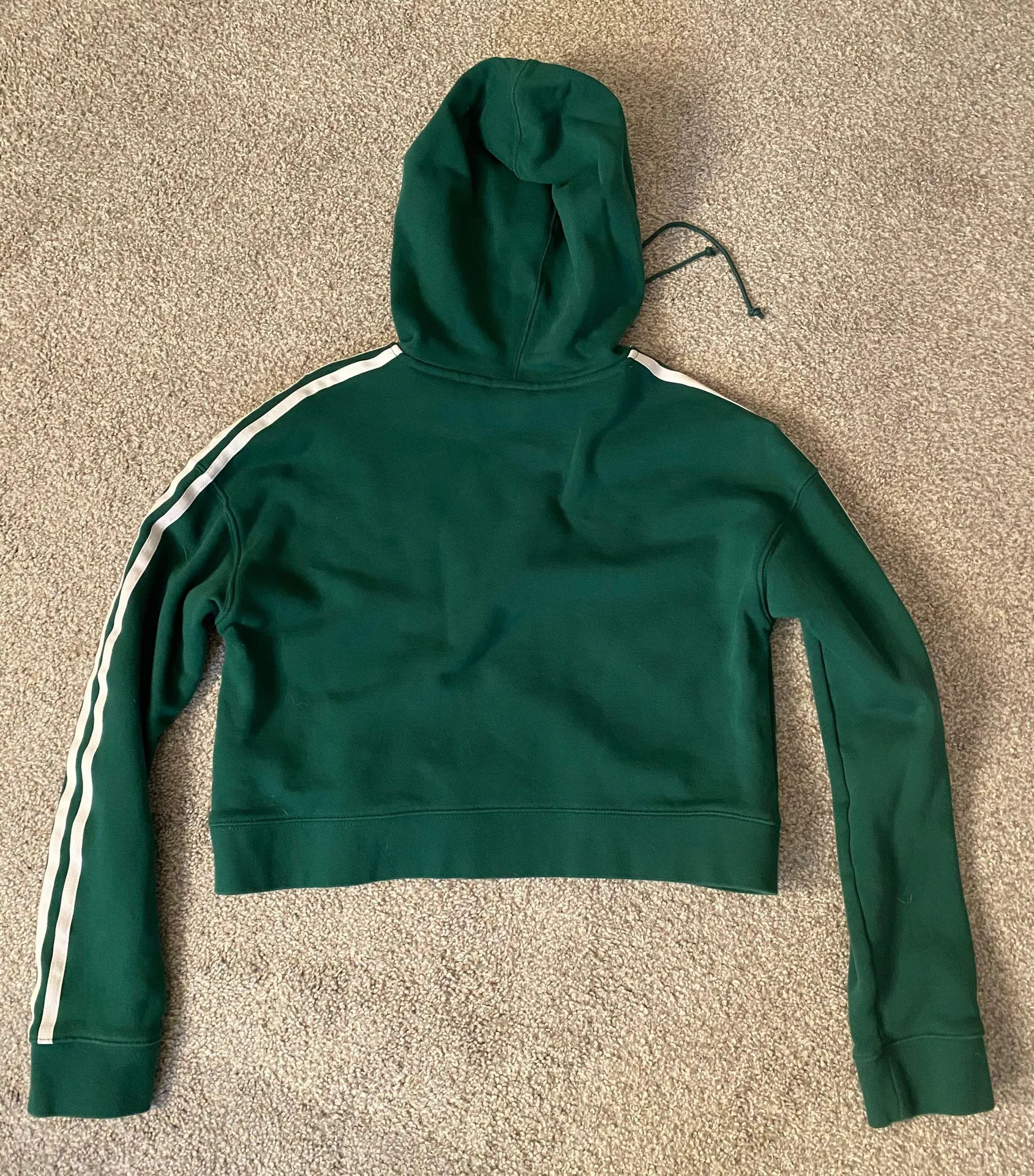 Orginals Cropped Green Hoodie - Image 3