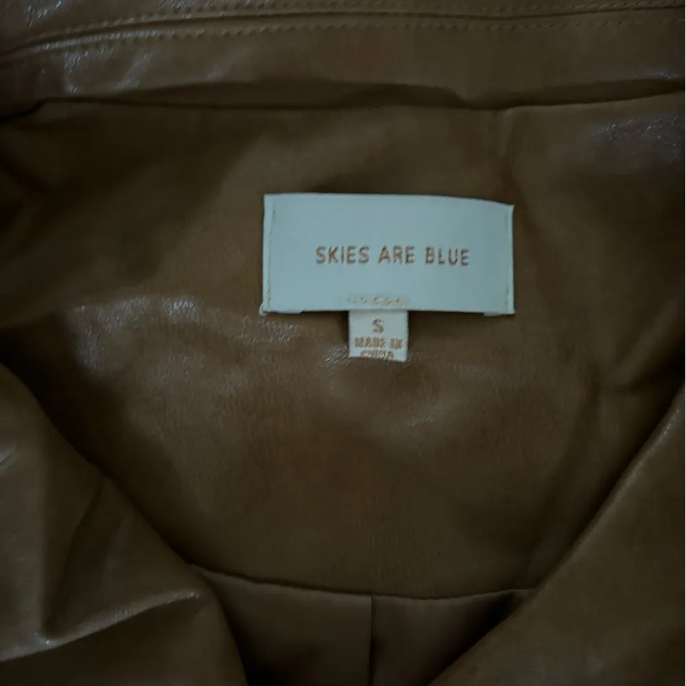 Skies are Blue Leather Jacket - Image 2