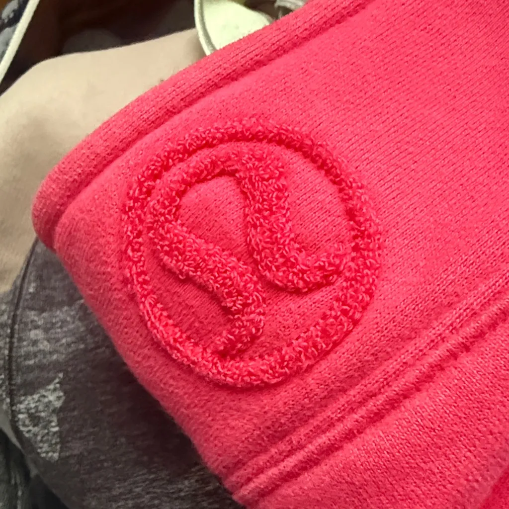 Lululemon Athletica Fuchsia Zip-Up Hoodie SeaWheeze Pink Scuba Hoodie - Image 8